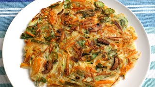 Vegetable Pancake (Yachaejeon: 야채전)