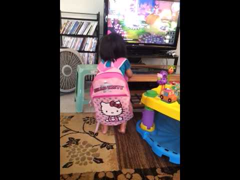 Janaya is ready for school!