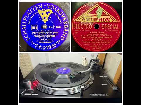 Jazz-Orchester Eddy Walis, v Erwin Hartung: Meier-Foxtrot / Was brauch' ich Kaviar - 1931/32