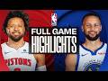 Golden State Warriors Vs Detroit Pistons FULLGAME Mar 31 2025 Highlights NBA