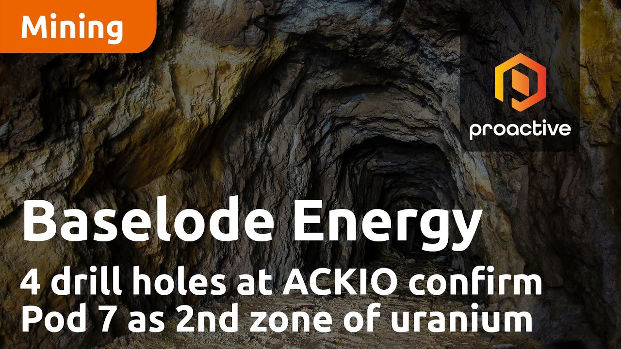 Baselode Energy’s latest 4 drill holes at ACKIO confirms Pod 7 as 2nd zone of uranium mineralization