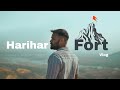Harihar Fort:  the 80 degree rock cut stairs | Maharashtra, Incredible India | Cinematic