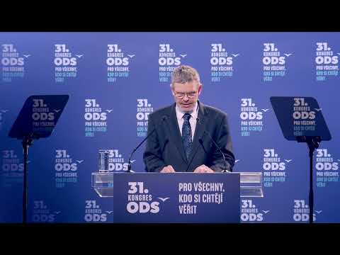 Jan Kerner - vystoupení v rámci politické diskuse - 31. kongres ODS