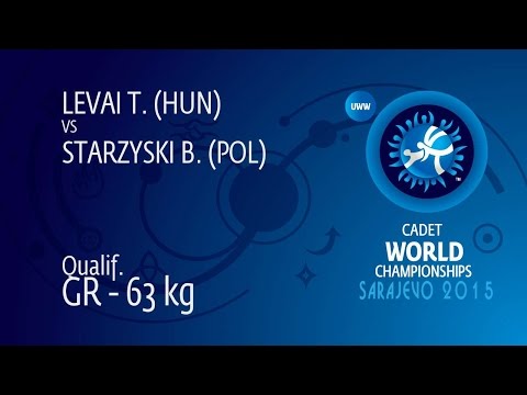 Qual. GR - 63 kg: T. LEVAI (HUN) df. B. STARZYSKI (POL) by TF, 9-0