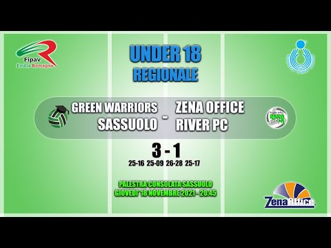 Under 18 Regionale: GREEN WARRIORS SASSUOLO - ZENA OFFICE RIVER PC