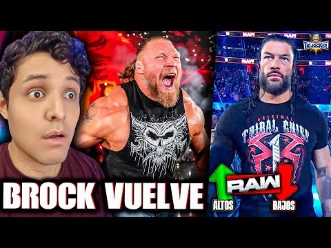 BROCK y ROMAN REGRESAN 😱 WAR GAMES SE DEFINE!! ÚLTIMO RAW DE CENA FUE INTENSO - ALTOS y BAJOS RAW