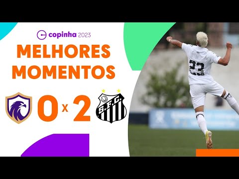 Gols e lances de Falcon x Santos