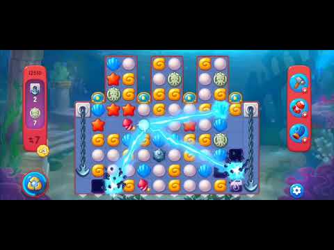 Fishdom Hard Level 12510 (with full seashell) @choraelmin