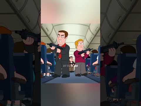 Peter's plane gets hi-jacked✈️🤯 || #familyguy #shorts