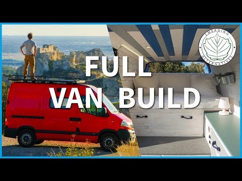 How to build a Camper Van / Studio - DIY conversion  (Step by step)