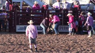 preview picture of video 'Mutton Bustin' Day 2 Evanston Cowboy Days and Rodeo'