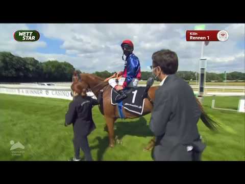 Deutscher Galopp - Köln 29. Juni 2020 - Rennen 01 Sieger A- Starke