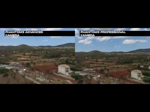 Professional Vs Advanced - DJI Phantom 3 - Visual Comparison