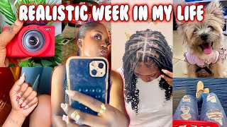 REALISTIC VLOG 🎀 My Sony ZV1F Debut | Boho Braids + Sookie’s Drama Had Me Mad!