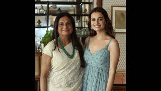 Diya mirza with her mom. lovely maa beti jodi🥰#shorts #youtubeshorts