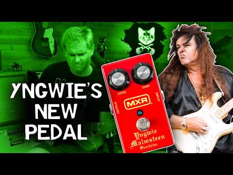 Демонстрация педали эффектов MXR YJM308 Yngwie Malmsteen Overdrive
