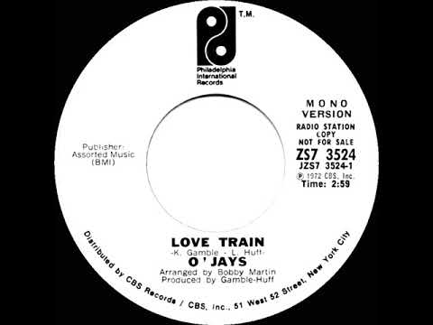 1973 O’Jays - Love Train (mono radio promo 45)
