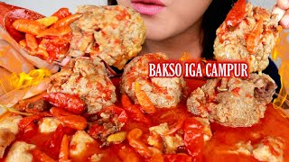 Download lagu ASMR BAKSO IGA CAMPUR KUAH CABE RAWIT | ASMR MUKBANG INDONESIA mp3