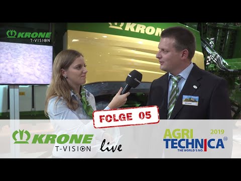 NEU auf der Agritechnica:  Garnentfernung am Ballenauflöser der KRONE Premos 5000