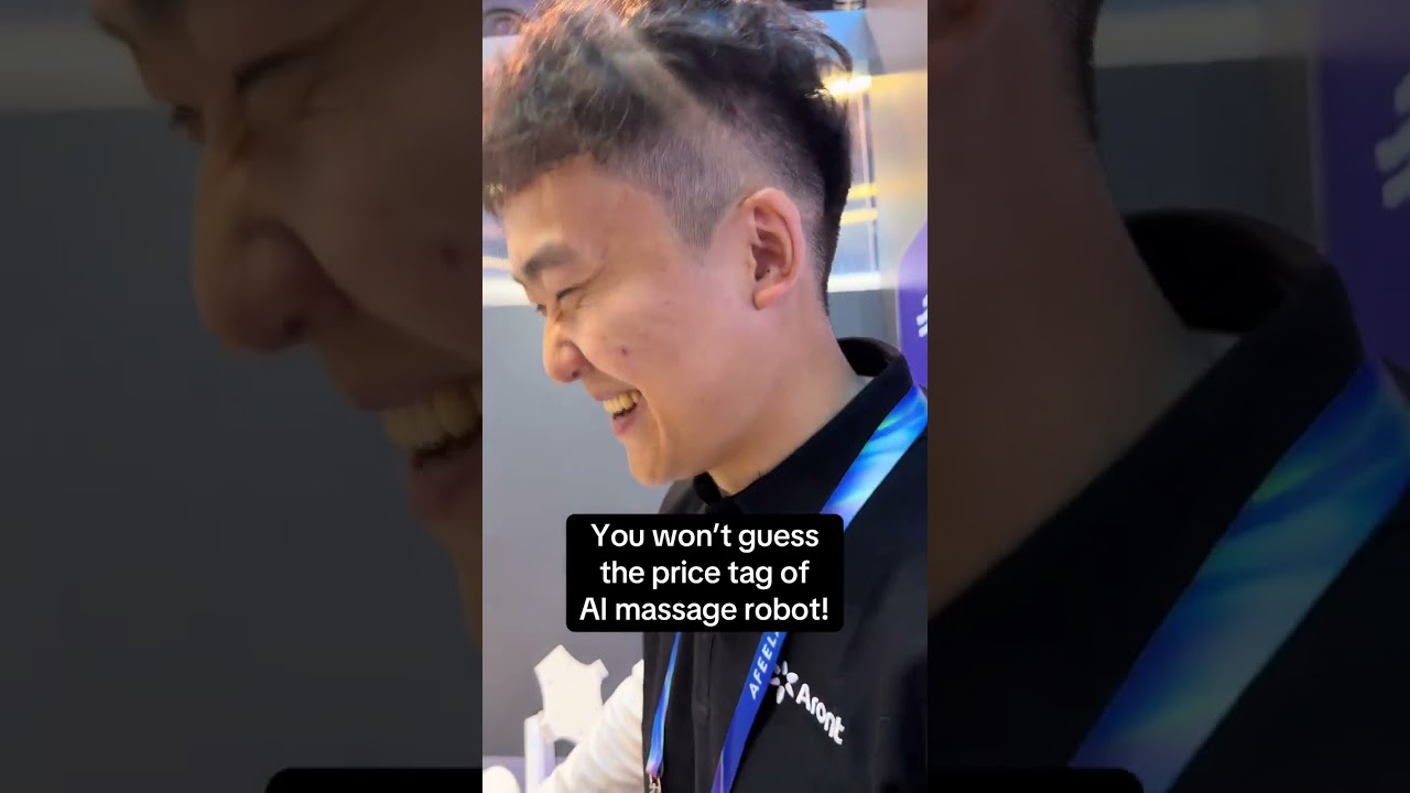 AI massage robot for commercial use e.g. spas, CES 2026 #robot #robotics #ai #ces2026 #ces