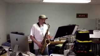 My attempt at Brecker's 'Bye George' tenor solo. Still needs work . . like everything else in life!