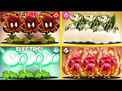 PvZ 2 4 Aoe Team Fire Electrici Magic Pult Vs Team Zombies-Which Team Is The Best?