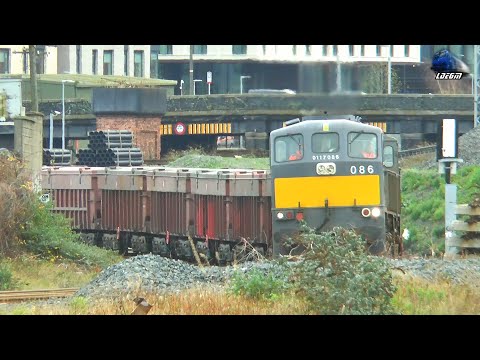 Două Trenuri de Marfă 🚂 Two Freight Trains in Dublin - 03 January 2023