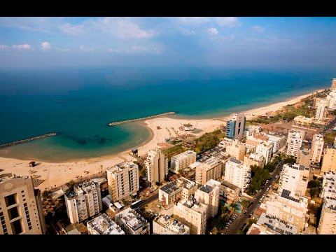 Hot day on the Netanya Beach, Israel