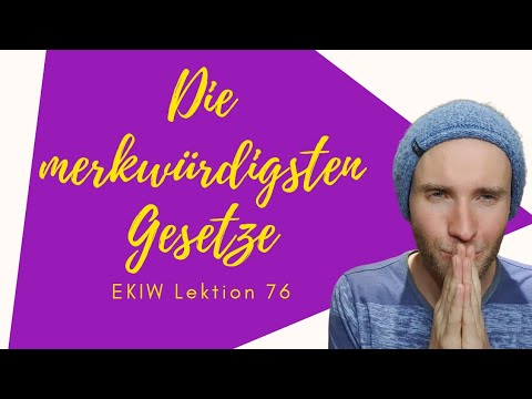 Die merkwürdigsten Gesetze - Lektion 76 - Ein Kurs in Wundern mit Frank Hamm