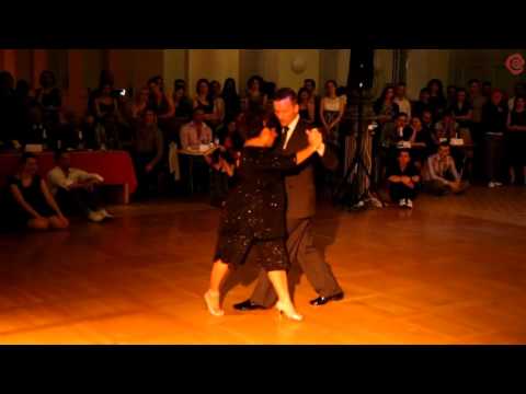  Graciela Gonzalez  and  Vladimir Khorev  are  dancing  at  White Nights tango festival  in  2015