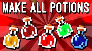 How to Make Every Potion in Minecraft (Complete Minecraft Brewing Guide)