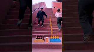 The bottle-collecting challenge was so exciting!!! #Funny #PartyGames #FamilyChallenge