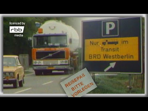 Fahrt über die Transitstrecke durch die DDR | 1983