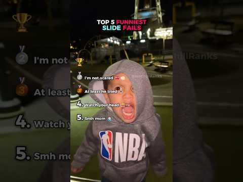 TOP 5 FUNNIEST Slide FAILS Ranking 🤣