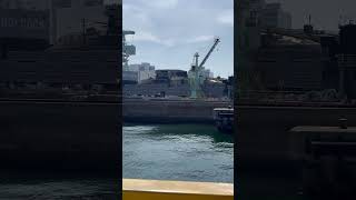 潜水艦を発見！2(そうりゅう型潜水艦)#神戸#神戸ベイクルーズ #海上自衛隊#潜水艦#そうりゅう型潜水艦