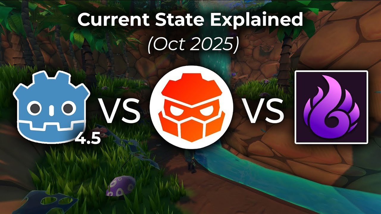 Godot 4.5 vs Redot vs Blazium: Current State Explained (Oct 2025)