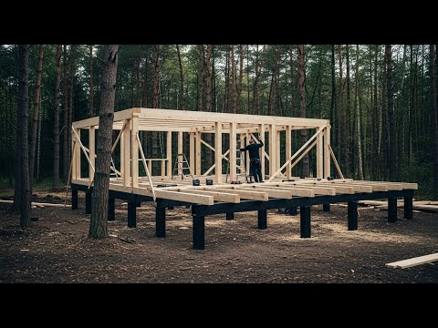 Full Project: Building an Off-Grid Cabin Start to Finish