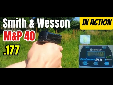 Smith \u0026 Wesson M\u0026P 40 CO2 BB Pistol By Umarex, review and target shooting (non-blowback model)