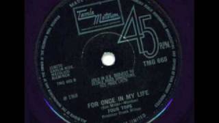 Four Tops - For once in my Life