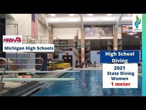 2021 Michigan High School State Diving  - 1 Meter Springboard Finals