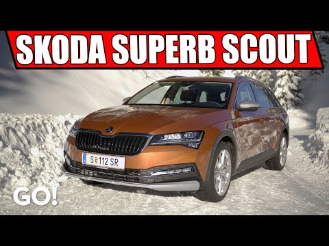 SKODA SUPERB SCOUT 2020 - AUTO TEST IM SCHNEE