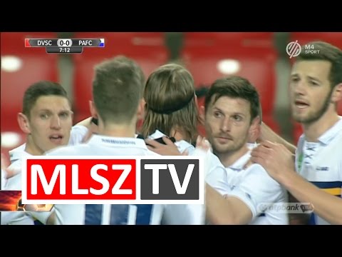 Takács Tamás gólja a DVSC-TEVA - Puskás AFC mérkőzésen