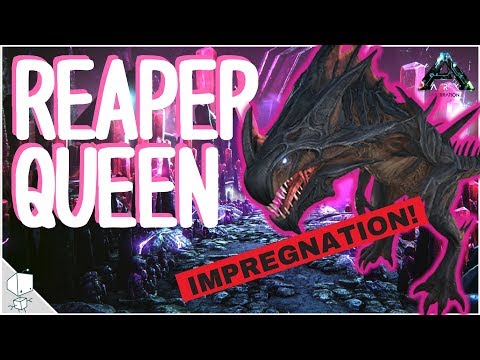 ARK  Survival Evolved - Reaper queen impregnation moment (lvl135 gameplay 4k)