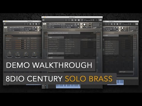 8Dio Century Solo Brass Demo Walkthrough w/ Troels Folmann