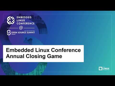 Embedded Linux Conference Annual Closing Game