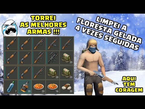 😲😱 DOIDEIRA TOTAL! LIMPEI A FLORESTA GELADA 4 VEZES SEGUIDAS!!! DEU MERDA PARCEIRO.... LAST DAY 25#