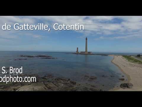 Phare de Gatteville, Pointe de Barfleur (Manche), survol drone