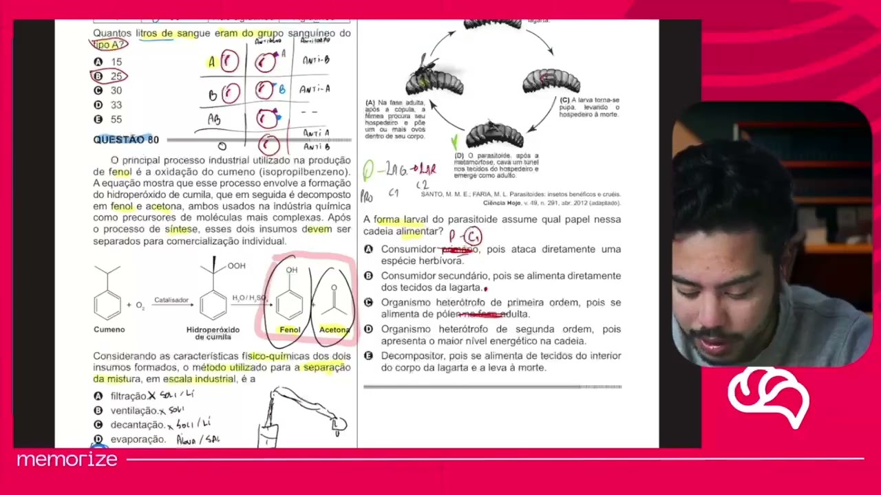 Resolução em Vídeo — Questão 81 ENEM 2014