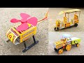 3 Incridible Toys Matchbox Helicopter Tractor Rickshaw Amazing Idea For You Diy Toy