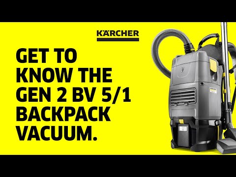 Kärcher BV 5/1 backpack vacuum - Gen2